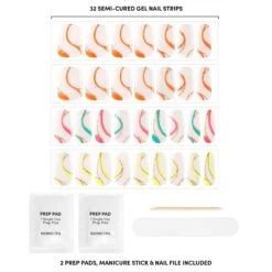 Suns Out Swirl -Best Nail Shop GAM214 SunsOutSwirl Contents