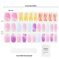 Sherbet Swirl -Best Nail Shop GWA01 SherbertSwirl Contents