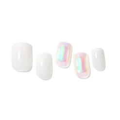 White Glass -Best Nail Shop PO371 WhiteGlass LooseNails