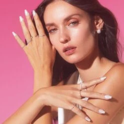 Vanilla Glaze - Coffin -Best Nail Shop PO541 VanillaGlaze Coffin Model2