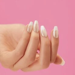 Best Nail Shop -Best Nail Shop PO543 FrenchGlaze Coffin Hand